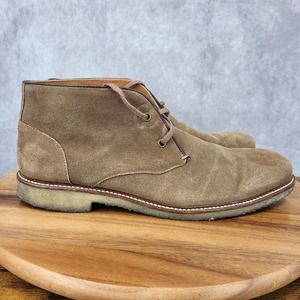 Bloomingdales Chukka Boots Mens 10 Brown Suede Leather The Mens Store